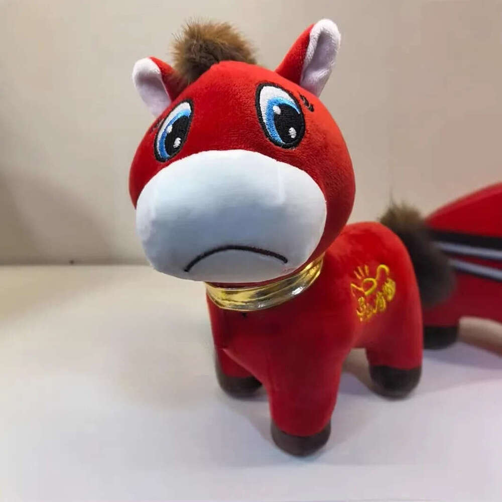 Bag Accessories 2026 Popular Pony Sad Plush Exclusive Resonance For Working People Horse Doll Stuffed Toy New Year Gift