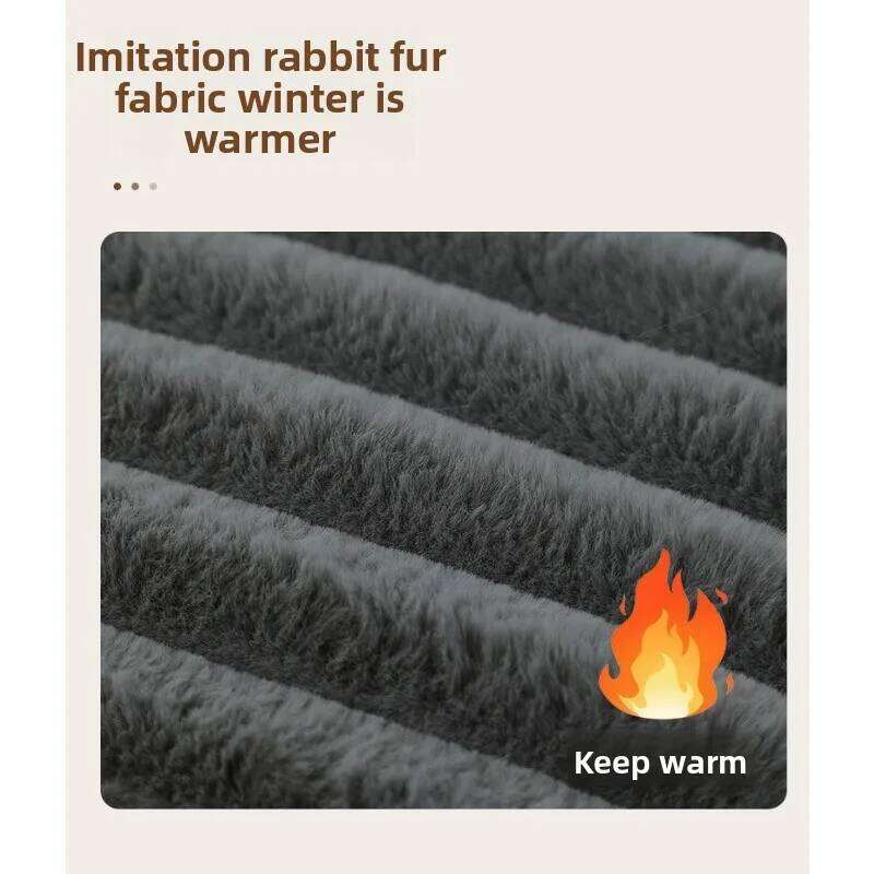 EFF Rectangle Plush Winter Warm Mat Small Medium Big Pet Dog Bed Kennel Puppy Sofacama Cat Cushion Pets Sofa Accessories 26W01130