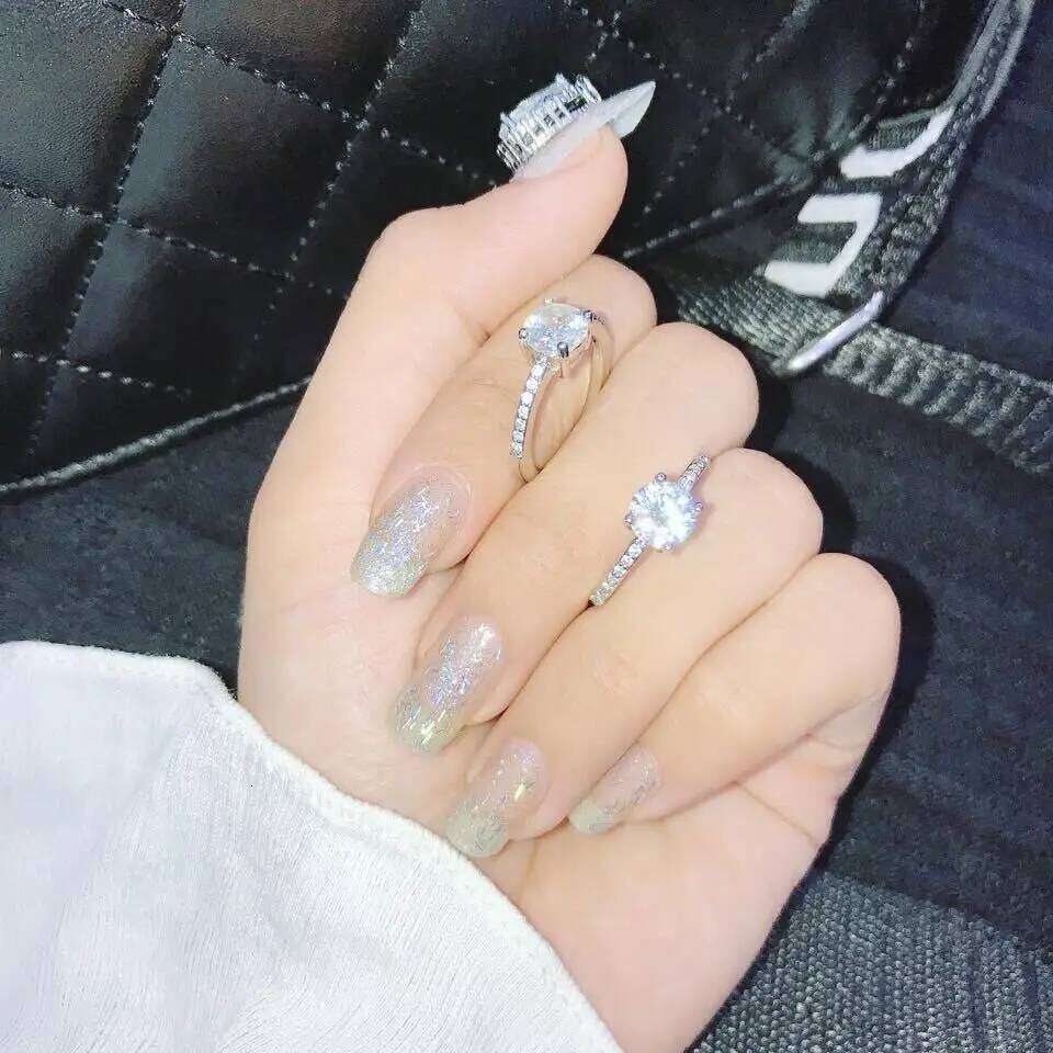 S925 Silver Plated Wedding Ring For Women | Oval Womens Fake Engagement Ring, Pink Cubic Zirconia XJ260130