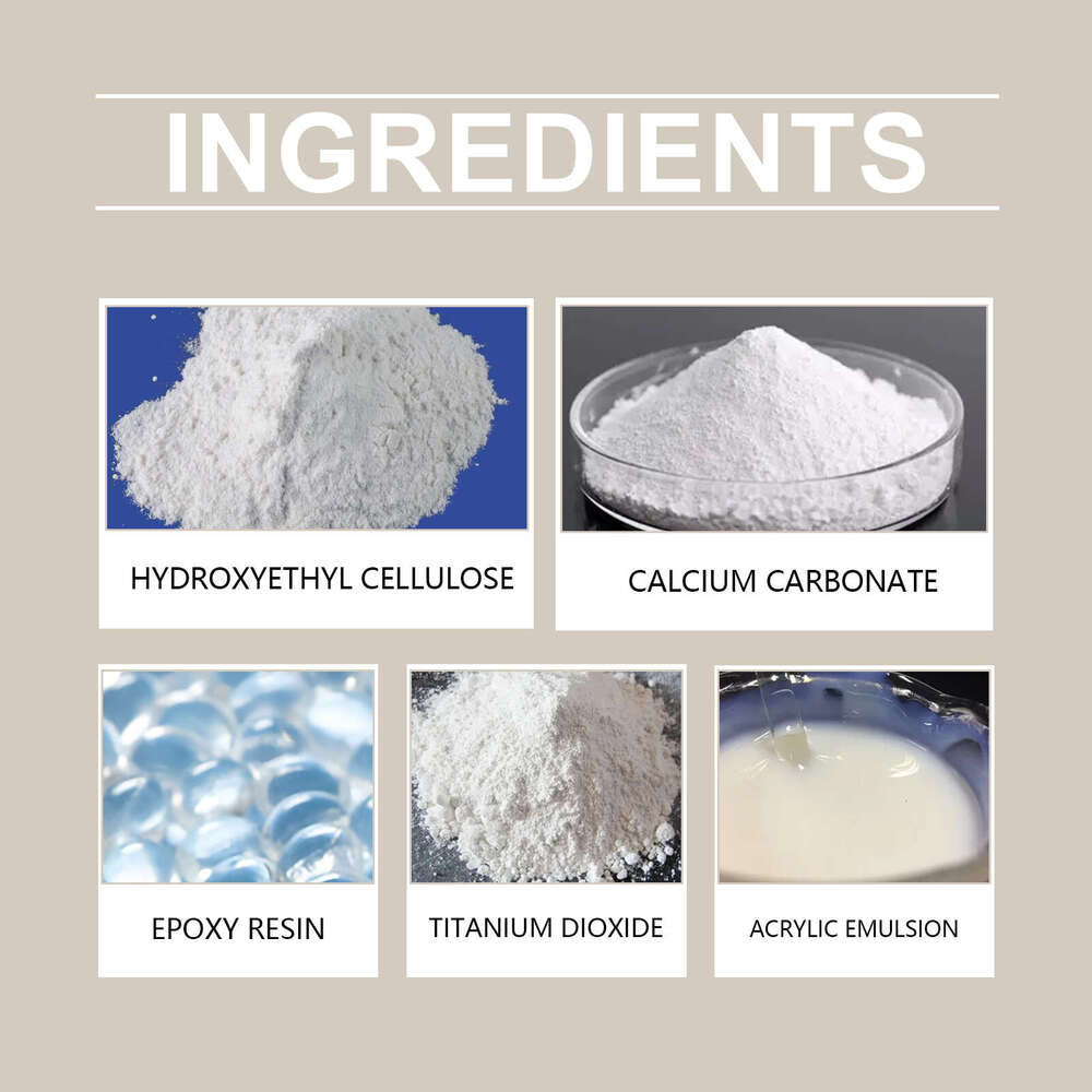 Jakehoe White Latex Renovation Agent Home Cleaning Stain Covering Paint Wall Coating S260130