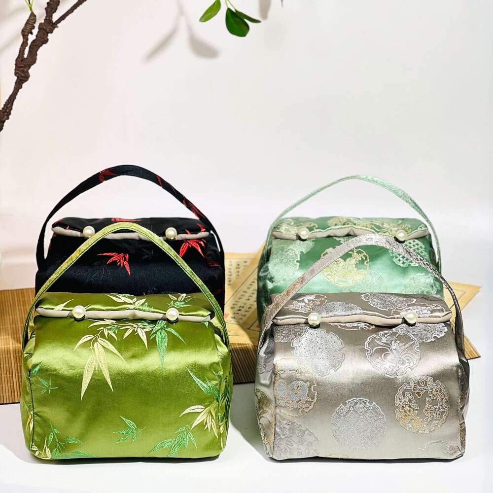 Travel Set Bag Portable Large Capacity Outdoor Carrying Gaiwan Multi-Person Tea Cups Teapot Storage Pouch MASA