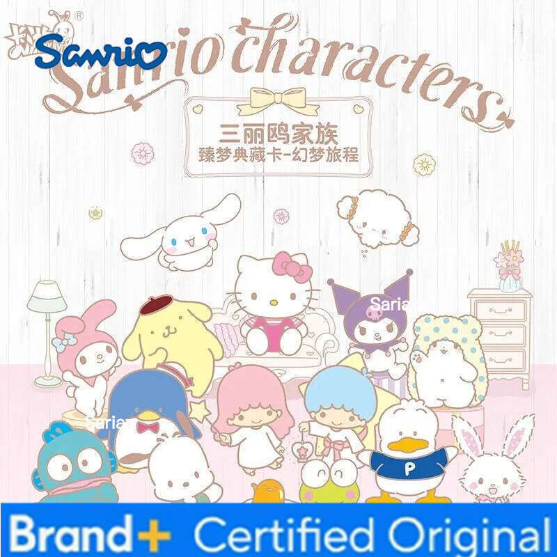 Sanrio Original Box Popular Anime Characters Collection Hobbies Cards Kuromi Hello Kitty Cinnamoroll Melody Children's Gifts H2601301