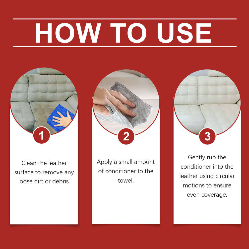 Jakehoe Multi-functional Cleaning and Maintenance Genuine Leather Sofa Bag Care Cream S260130