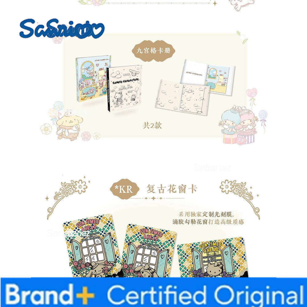 Sanrio Genuine Polaroid Flower Luck Starlight Dream Hello Kitty My Melody Life Diary Anime Collection Card Toys Gifts H260130