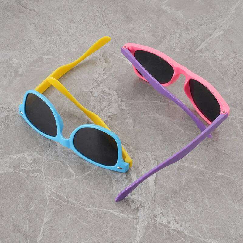 2024 Children's Color blocked Boys and Girls, UV resistant Sunglasses for Babies, Summer Sunshade Glasses H260130