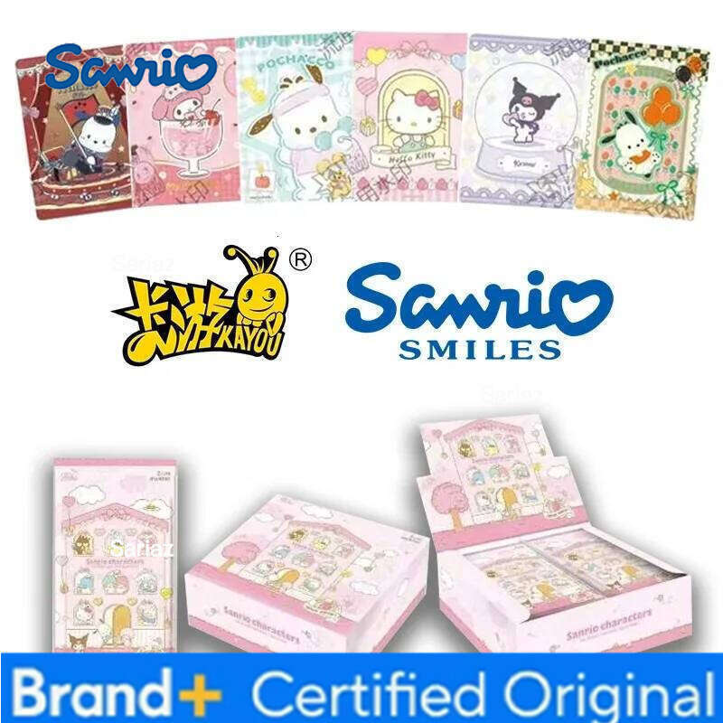 Sanrio KAYOU Genuine Card Mengmeng Classic Pack Vitality Film Family Series Anime Collectible Cards Child Toys Gifts H260130