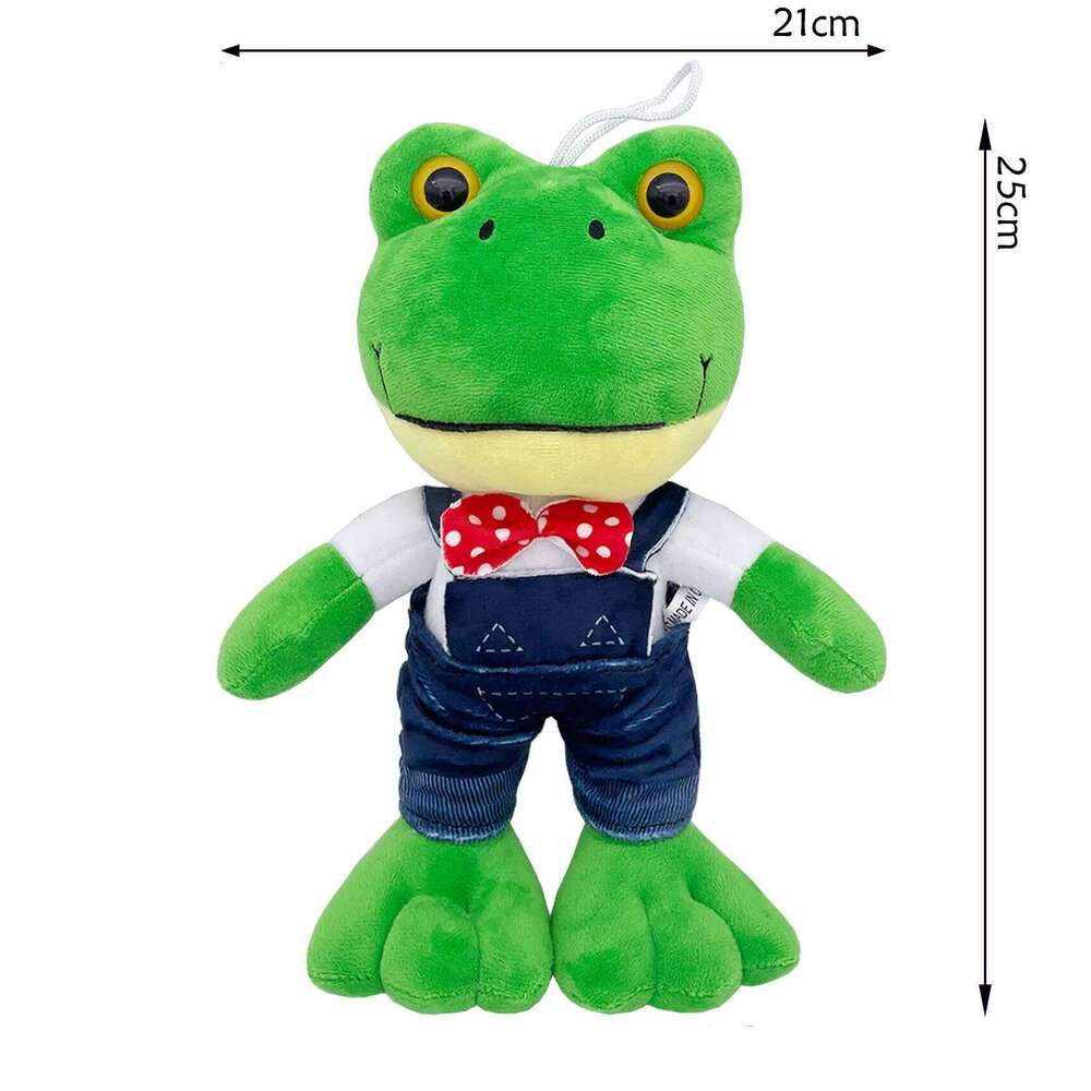 Hot Cute Magic Expression Doll 25cm Cartoon Girl Plush Toy Soft Long Leg Frog Kids Christmas Gift Y260128