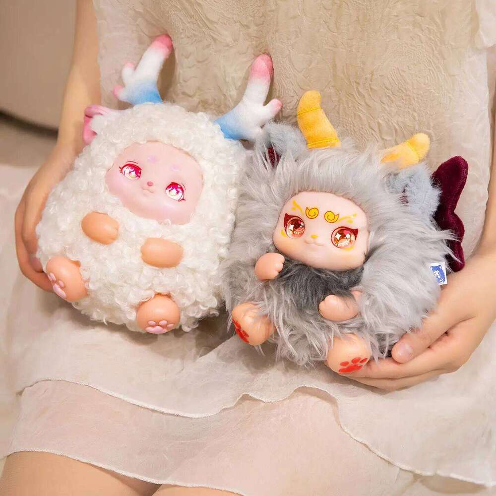 20cm Cute Dinosaurs Vinyl Face Plush Toys Soft Creative Surprise Gifts Colorful Dolls Popular Toy for Kids Monster Gift Y260128