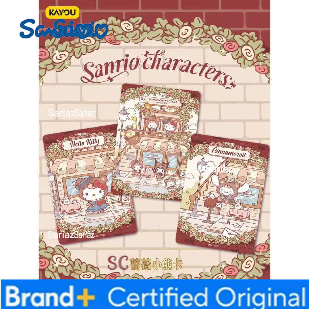 Sanrio KAYOU Genuine Card Flower Fragrance Story Mengmeng Collection Pack Family Collectible Cards Toys Gifts H2601301