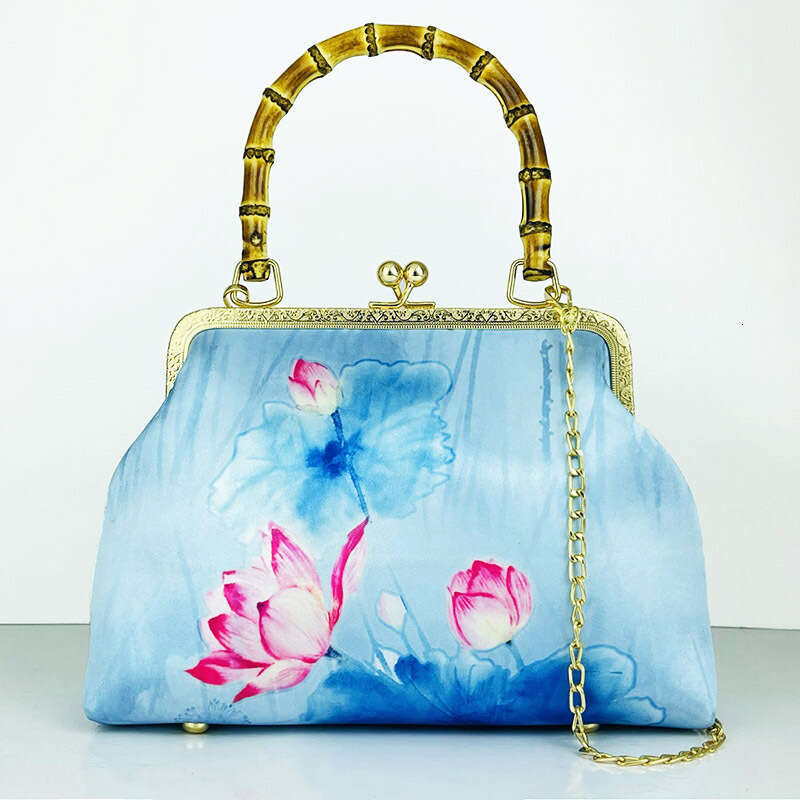New Arrival Clutch Handbag Tote Crossbody Fashionable Elegant Ancient Style Hot-Selling Gold-Clasp Cheongsam Bag Bamboo Knot MASA