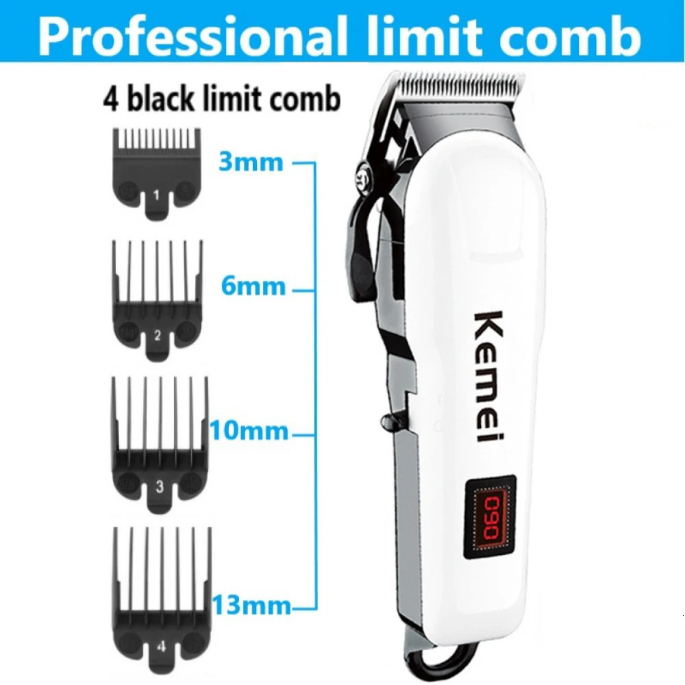 Electric Hair Clipper Hair Cut Maching Wireless Trimmer men Professional Clipper Machine Rechargeable Hair Cut Barber 809A 260129