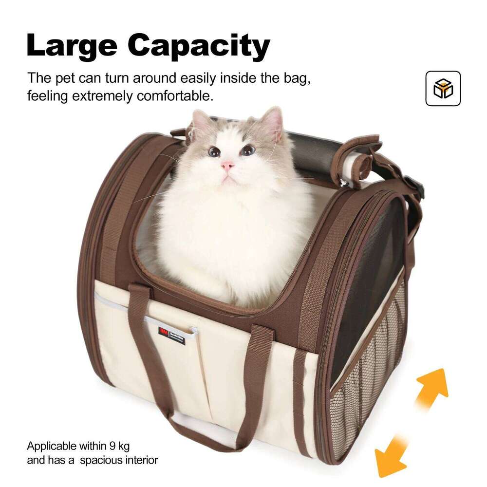 Large Dog Backpacks,With Load 9KG ,Cat Puppy Carrier Bag for Travel Camping Hiking 26H0130