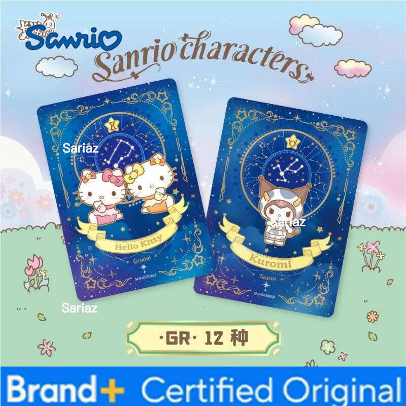 Sanrio KAYOU Family cards Cute Dream Card Hello Kitty Collection Pack Aromatic Story Vol.1 Toy For Children Gift H260130