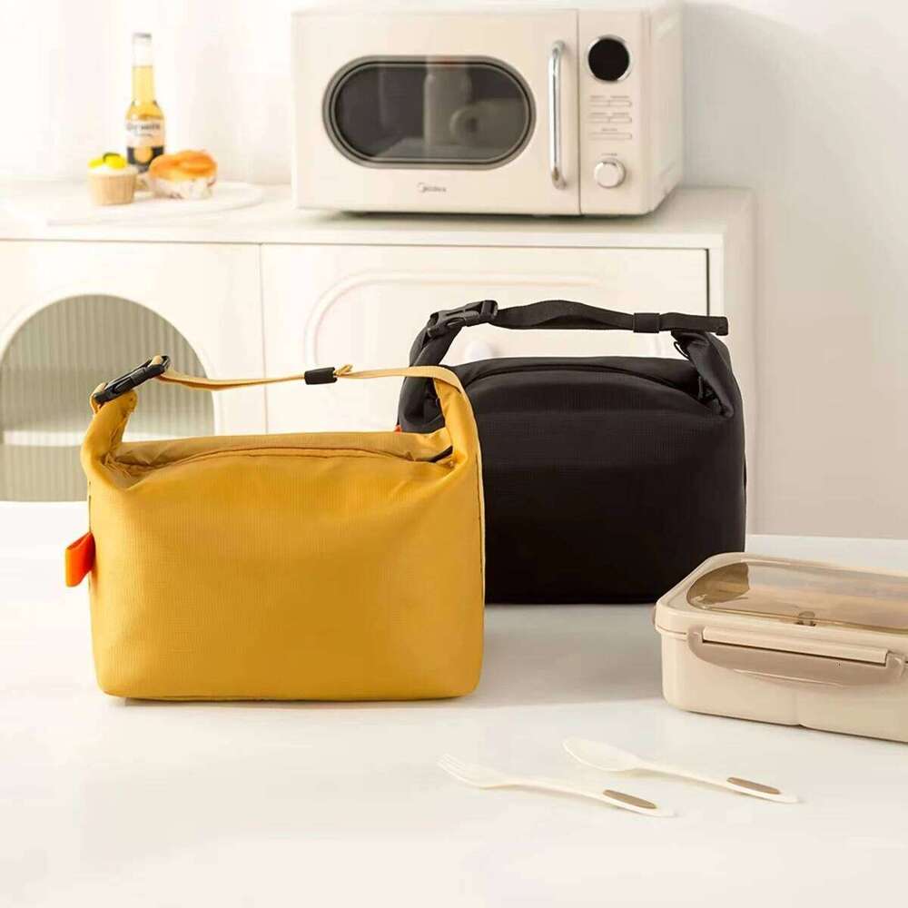 Fashionable And Simple Insulated Office Worker, Large Capacity Lunch Box Bag, Student Hand Carrying Bento Bag.