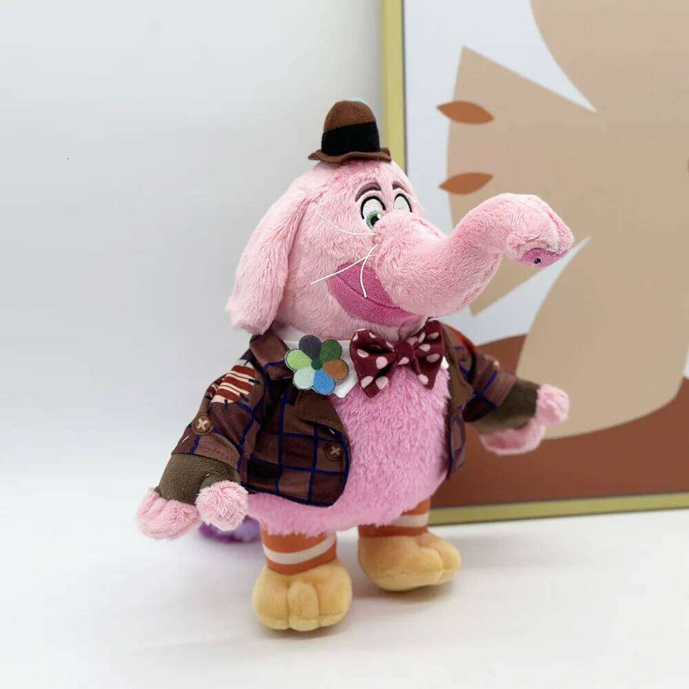 Kawaii Plush Movie Peripheral Toy Lovely Pink Elephant Birthday Halloween Gift Bing Bong for Kids Girls Decor Y260128