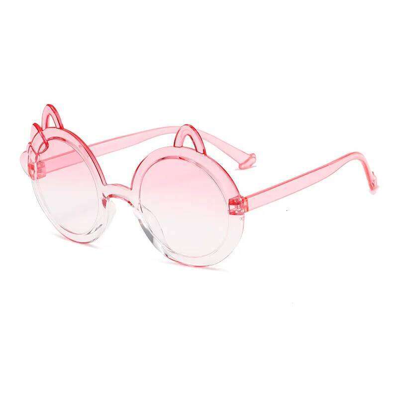 Travel Sunglasses Cartoon Kitten Eyeglassess for Boy Girl Children Rimless Casual Sun Glasses 2025 UV400 H260130
