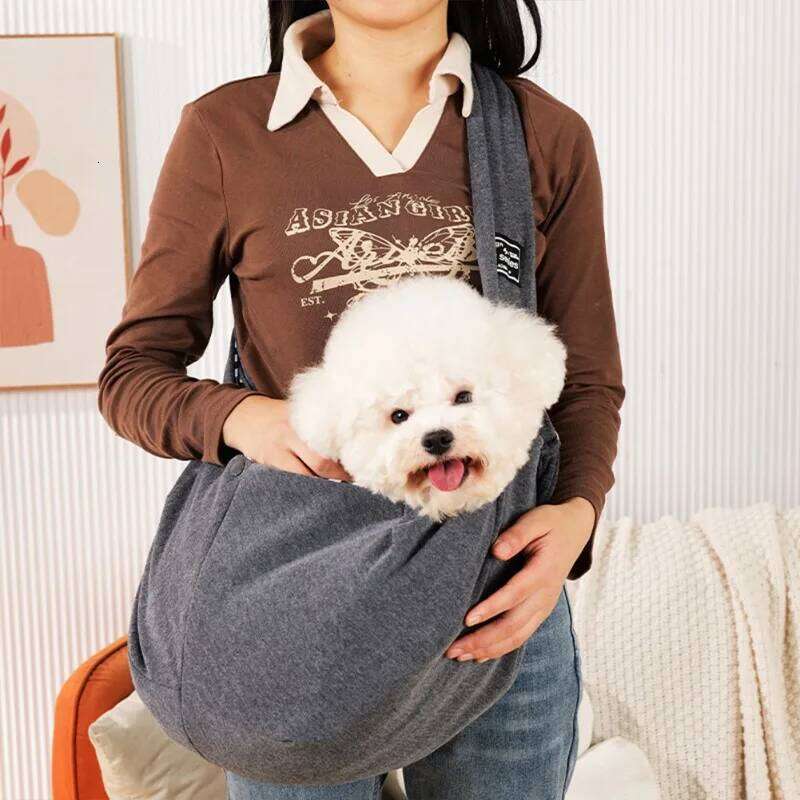 Portable Dog Backpack Crossbody Shoulder Foldable Carrier Outdoor Travel Puppy Sling Bag Pet Accessory Cat Supplies 26H0130