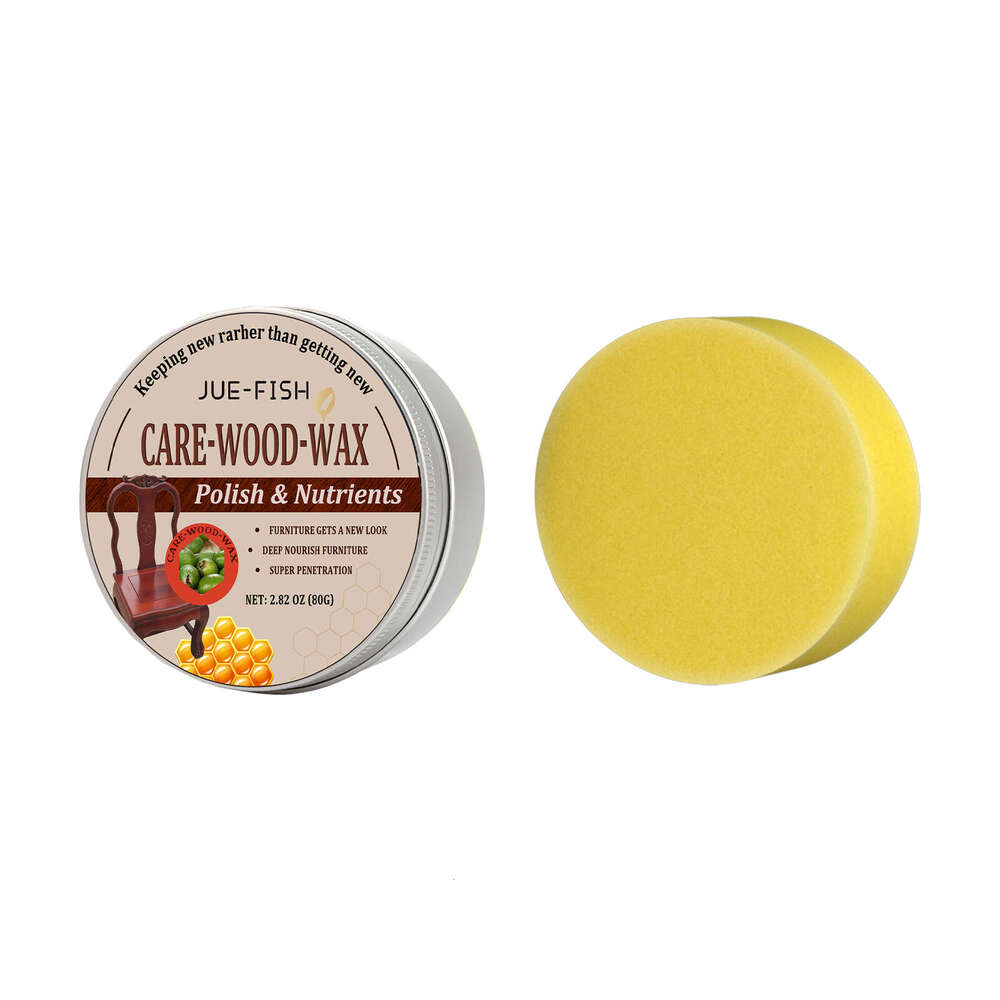 Jue-Fish Wax Oil Care Polish Cleaning Hydrophobic Maintenance Beeswax Wooden Floor Furniture Brightening Polishing S260130