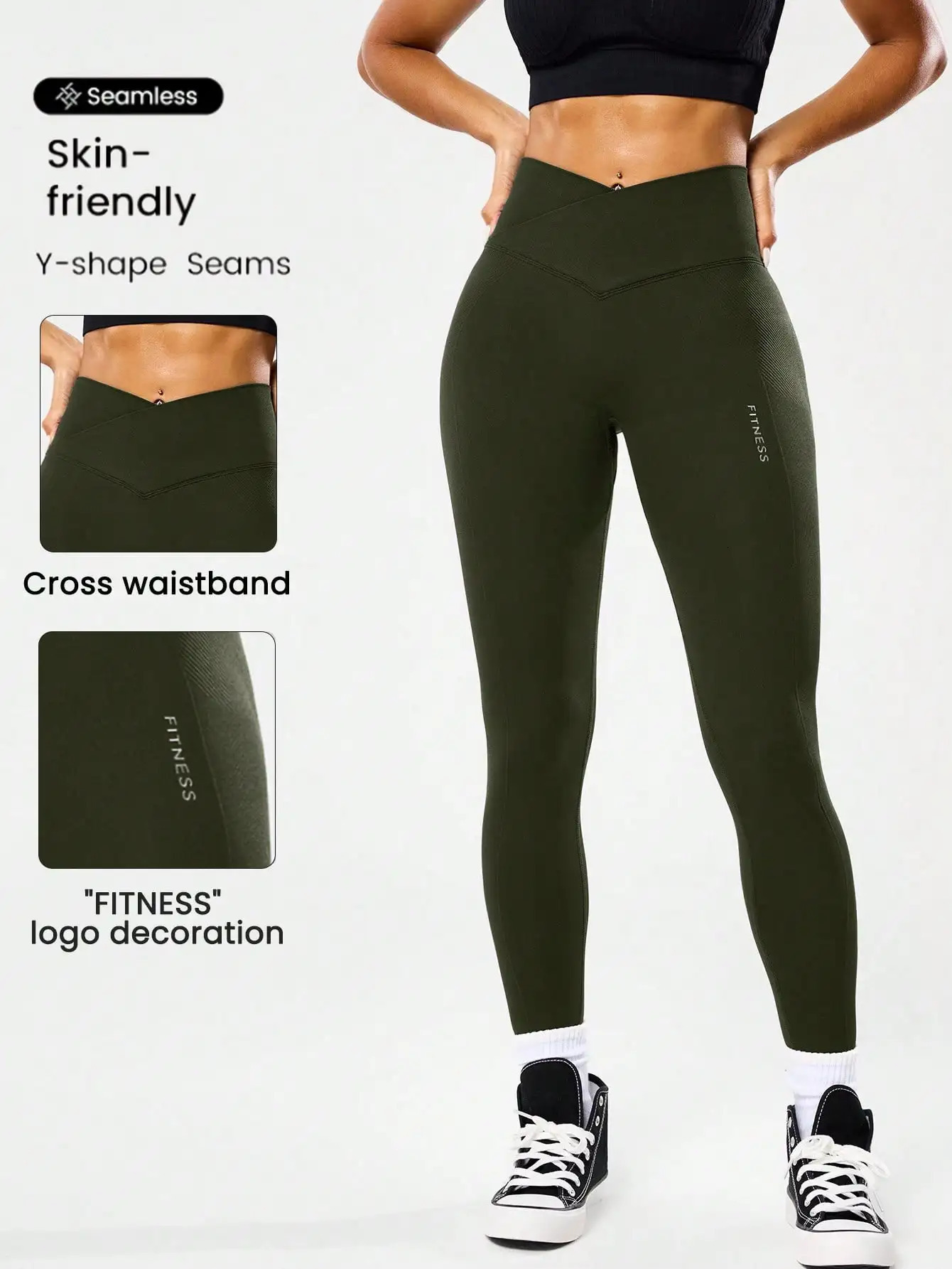 selling Womens HighWaisted Tummy Control Peach Ass Running Fitness Leggings with VBack Breathable QuickDry and Lifted 260126