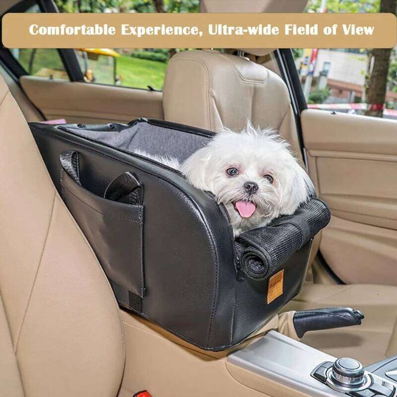 Dog Pet Travel Booster for Car Armrest with Safety Hook Washable Design Detachable Cushion Mat 26H0130