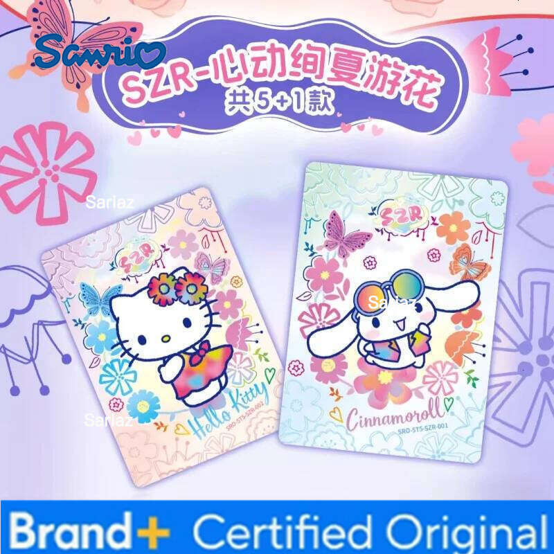 Sanrio Polaroid Heartbeat Wink Collection Hello Kitty Kuromi Animation Cartoon Game Flash Card Peripheral Toy Gift H260130