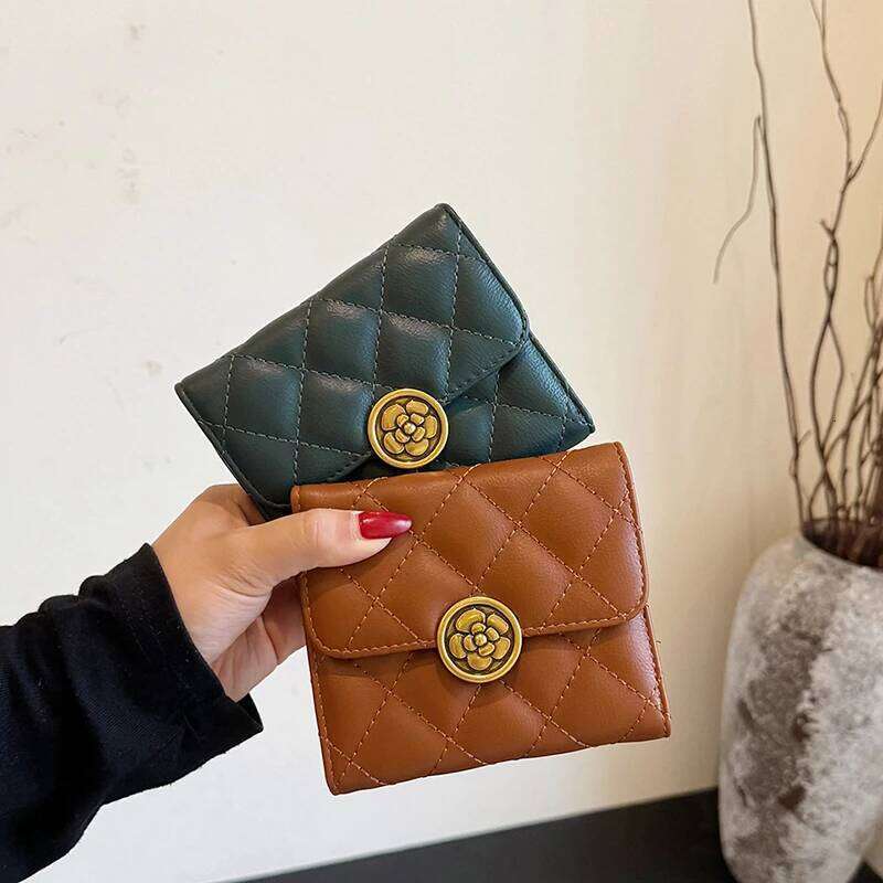 Luxury Design Wallets for Women Multi-Function Holder PU Leather Female Small Card Bag Short Women's Purse Z260130