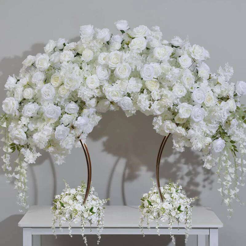 Artificial Roses Table Placement Hanging Flower Arrangement Wedding Stage Display Window Exhibition Hall Decor props W260130
