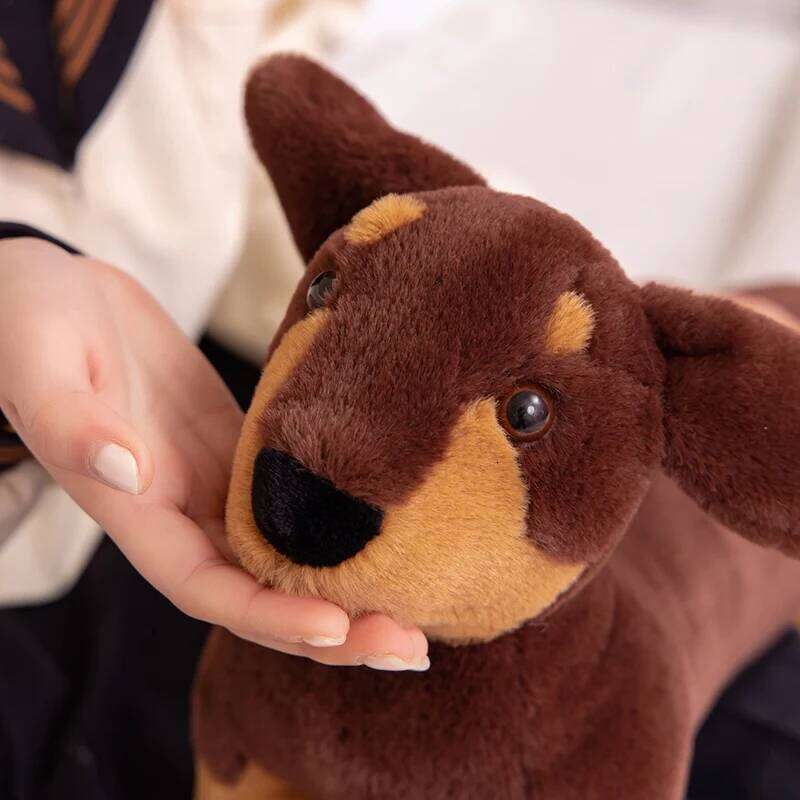 1PC 50cm Giant Stuffed Fill Plush Toy Sausage Dog Enthusiast Birthday and Christmas Gifts for Kids Y260128