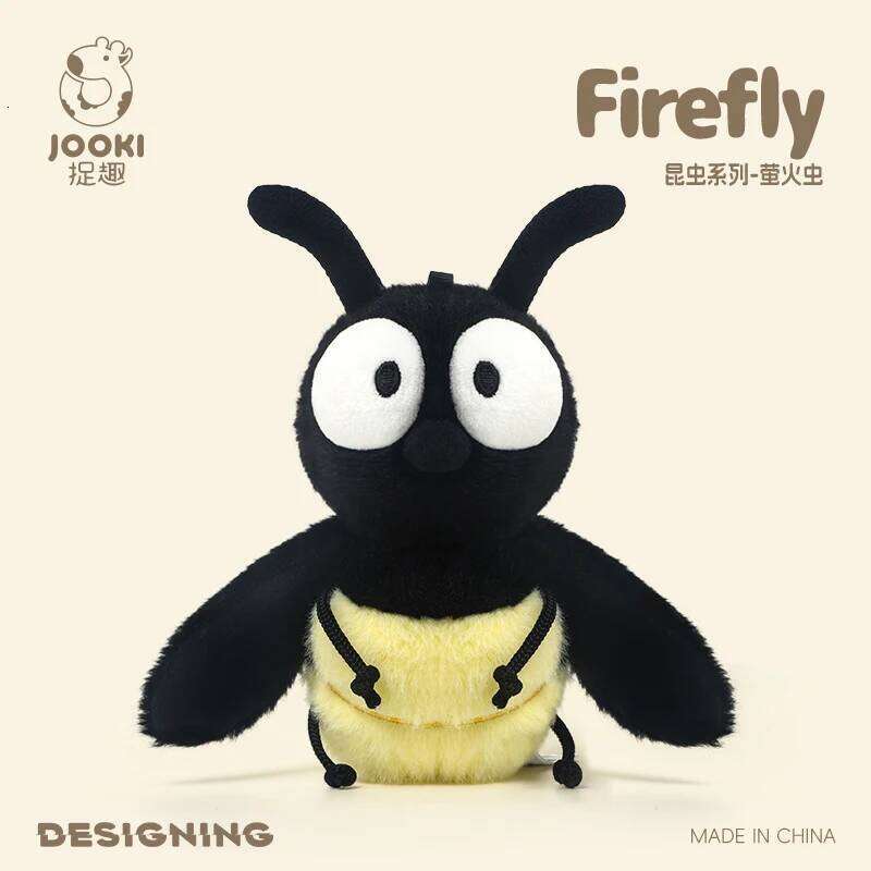 Insect Series Plush Toy Dragonfly Cute Interesting Realistic Multiple Styles Bee Cockroach Firefly Decorative Gifts For Children Y260128