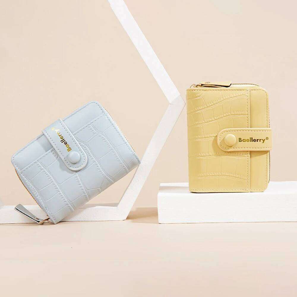 Luxury Pebble Textured Wallet Ins Fashion Women's Zip Around Holder Small Purse with Many Card Pockets Z260130