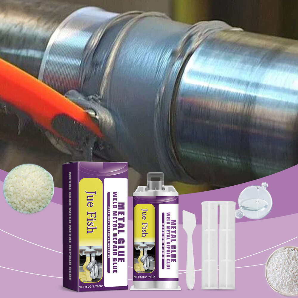 Jue-Fish Waterproof Leak-Proof Crack Adhesive AB Agent Metal Repair Glue S260130