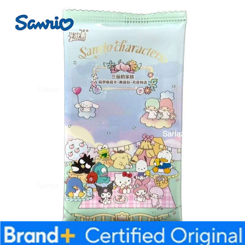 Sanrio Hot Sell 90Pcs/Set Genuine Original Box Cute Anime Character Kuromi Melody Kitty Collection Hobby Card Children's Gift H260130