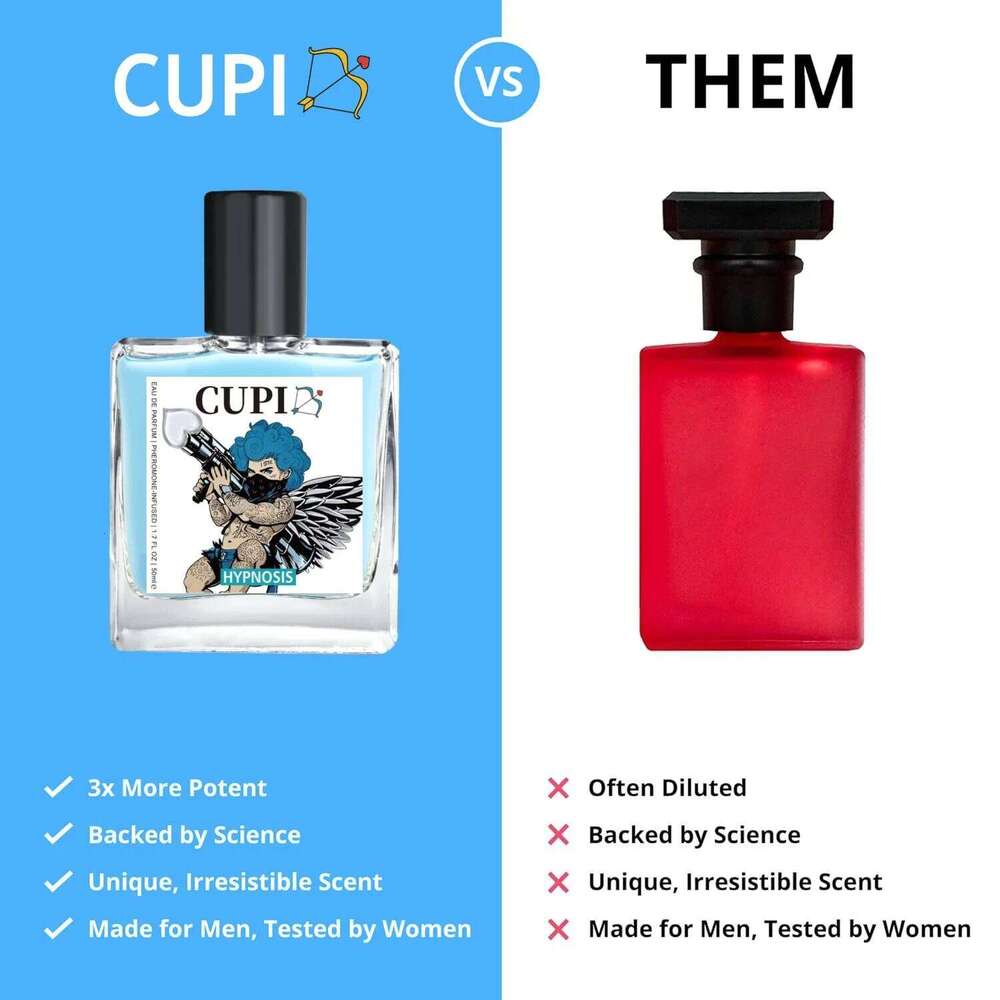 50ML Cupid Hypnosis Pheromone Long Lasting Enhances Intimacy High Quality Hombre Perfume Perfect Date Attract Women H260130