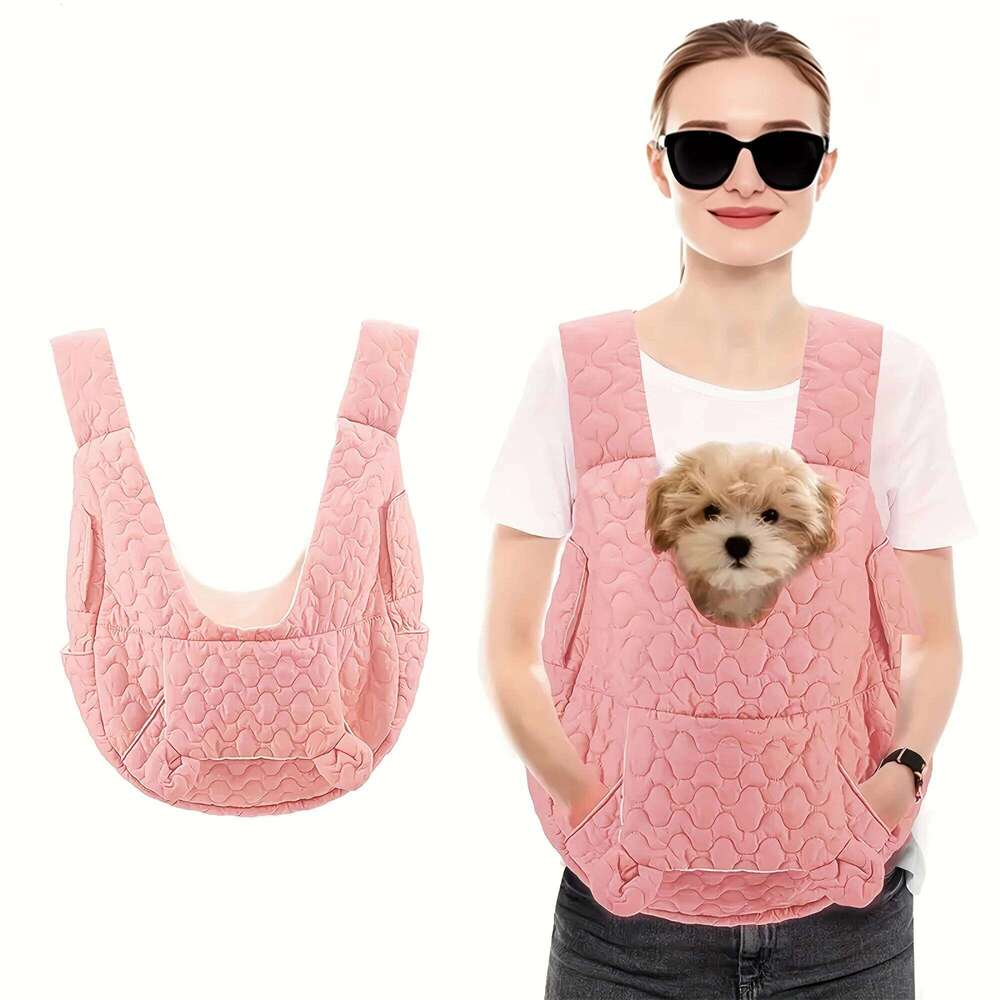 Portable Pet Backpack Cats Dogs, Breathable & Comfortable, Outdoor Travel Carrier for Small Medium Pets. 26H0130