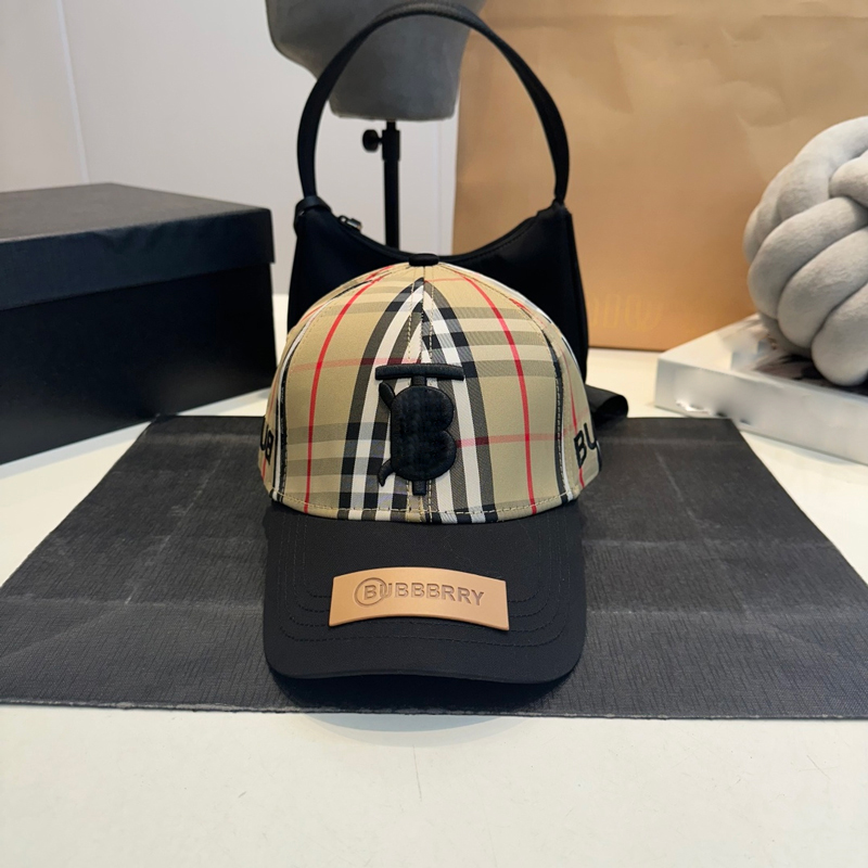 Designer men baseball cap Summer plaid letter embroidered luxurious versatile sun hat Women Classic Simple Summer Baseball Cap