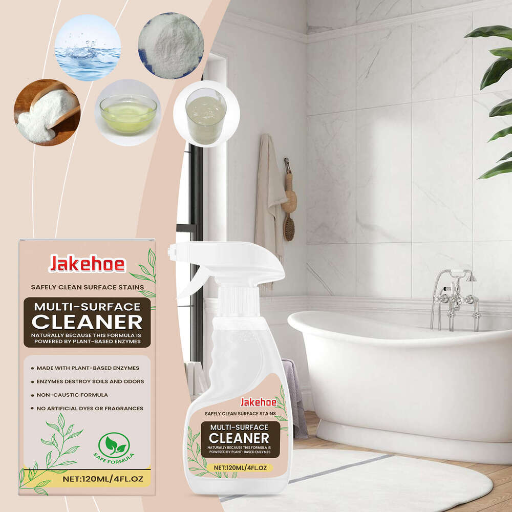 Jakehoe Multi-Surface Kitchen Range Hood Sink Countertop Stain and Grease Remover Multi-Effect Cleaner S260130