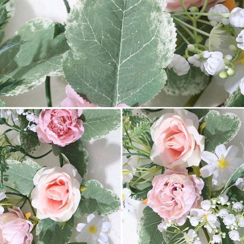 Artificial Rose Flower Vine 175cm Peony Daisy Floral Garlands for Wedding Party Decor Outdoor Table Centerpiece Valentine Day Y260130