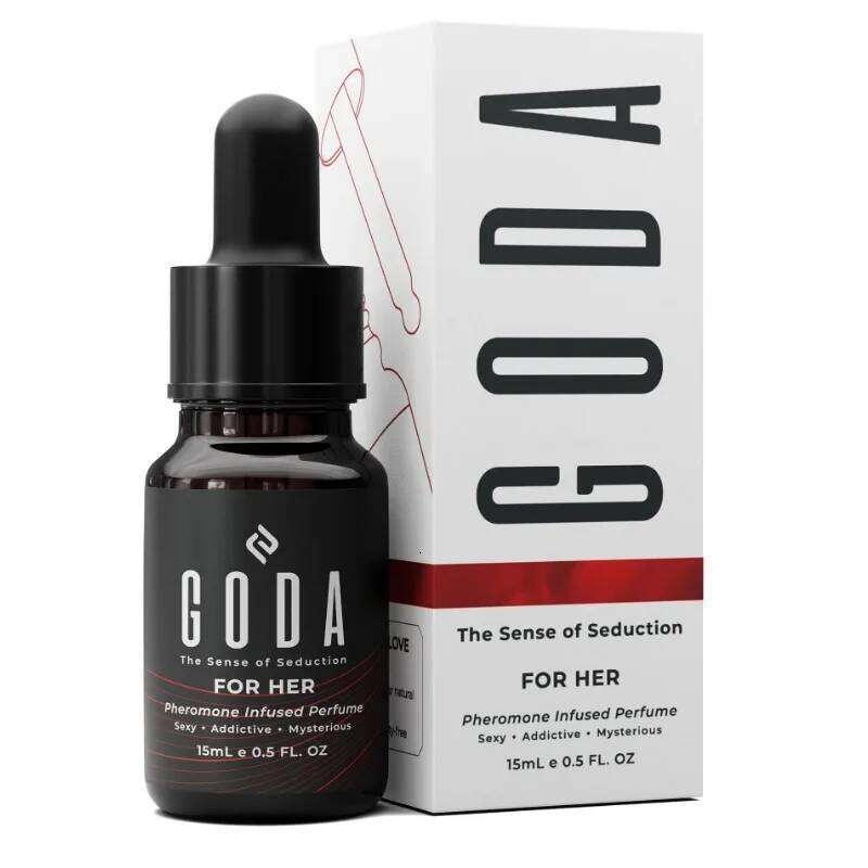 GODA Pheromones Perfume for Women The Original Long-Lasting Women's Fragrances Jasmine and Rose Vegan Cruelty-Free 15ml H260130