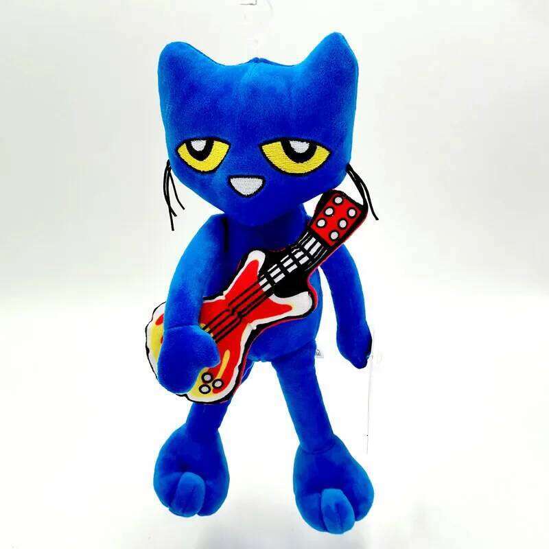 New Good-looking 30cm Pete The Cat Plush Game Animation Children's Birthday And Holiday Gifts Room Decor Plushies Toy Y260128
