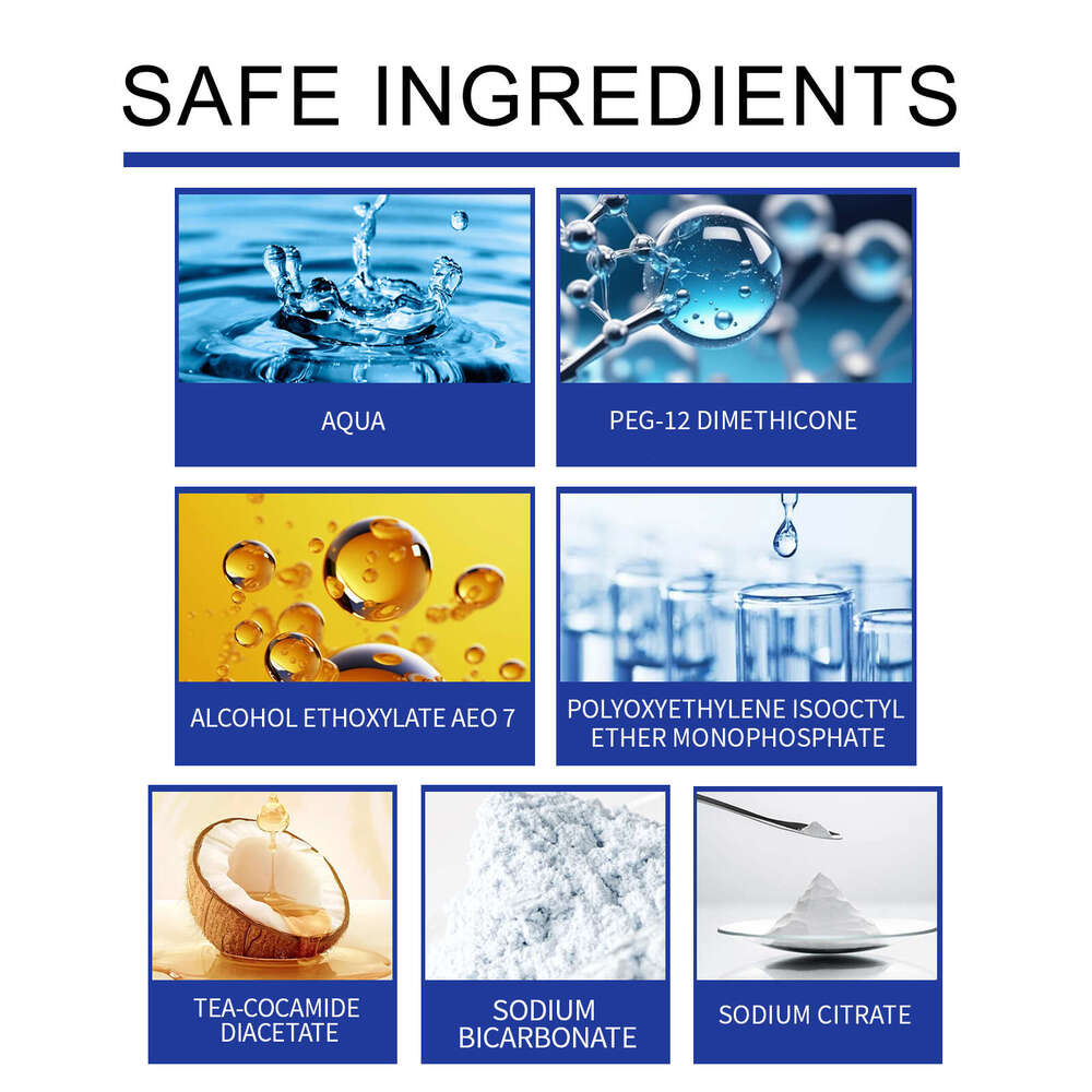 Jue-Fish Kitchen Stove Range Hood Stain Remover Heavy Oil Foam Cleaner S260130