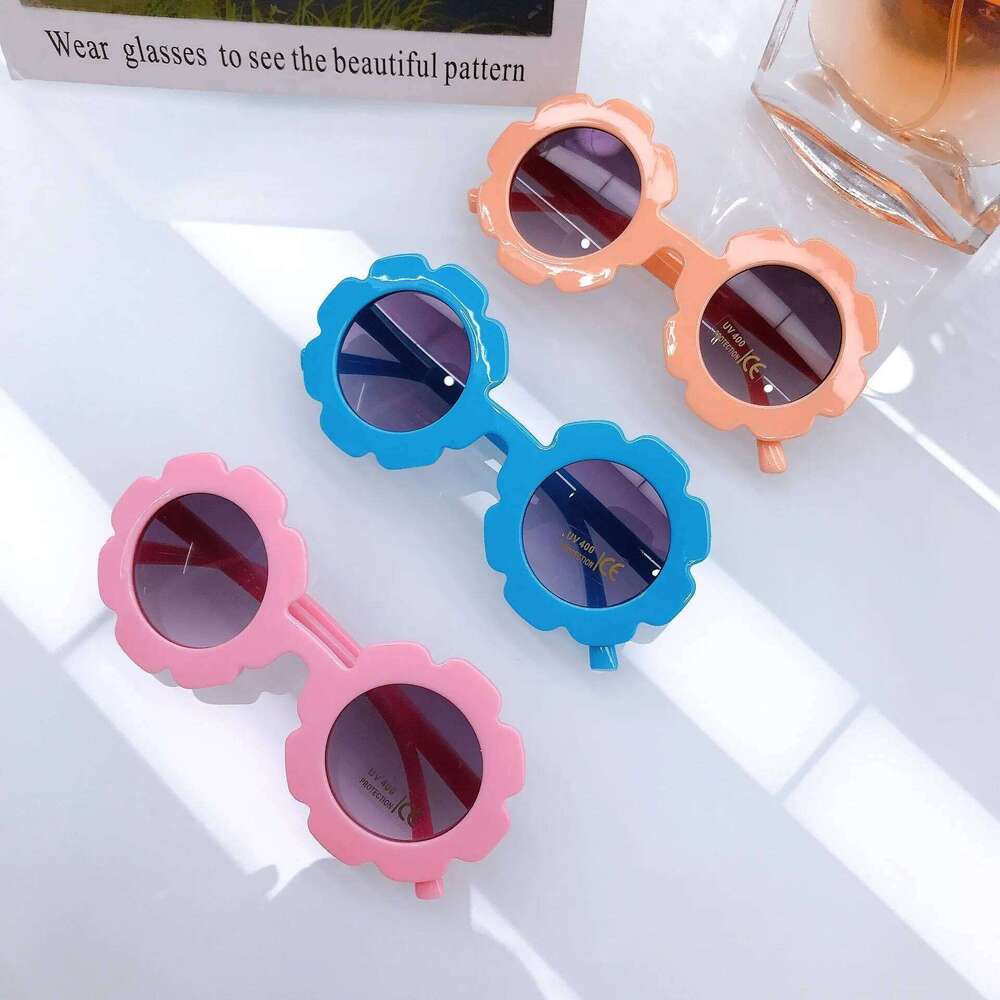 Baby Sunglasses, Sun Protection, Super Cute Sunglasses New Children's Sunflowers, Fresh Summer Glasses, H260130