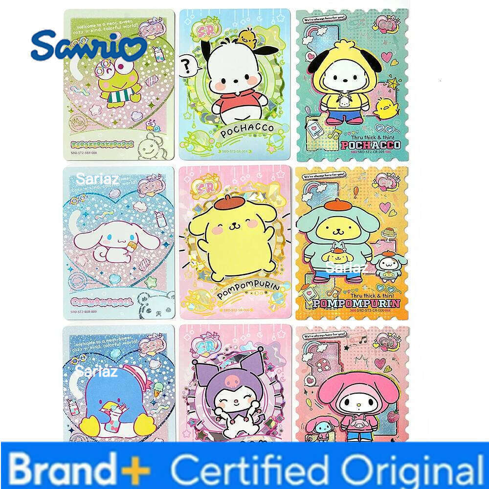Sanrio Genuine Polaroid Family Heartbeat Wink Life Diary HelloKitty Pink Cute Collection Card Toys Gifts Ready to sh H260130
