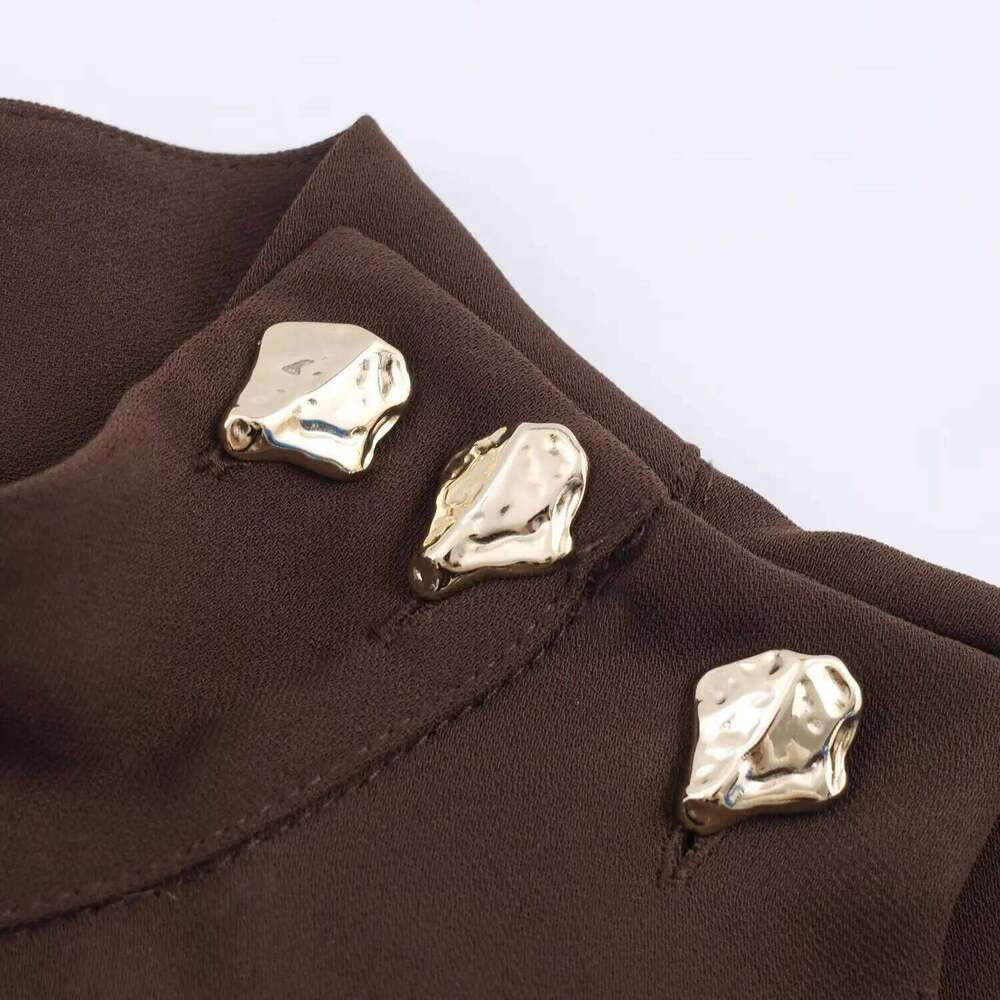 Woman Summer New Fashion Knitted With Belt Female High Street Party Long Lady Stand Collar Short Sleeve Casual Dress XJ260130