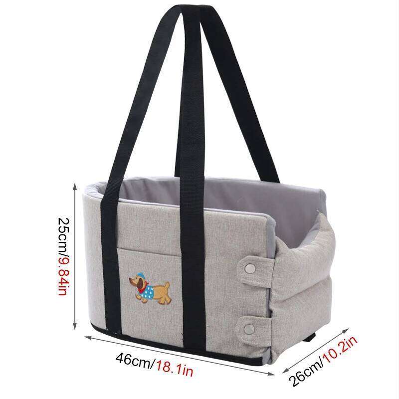 Central Seat Bed Portable pet nest easy to clean removable portable Car Transport Dog Accessories 26H0130