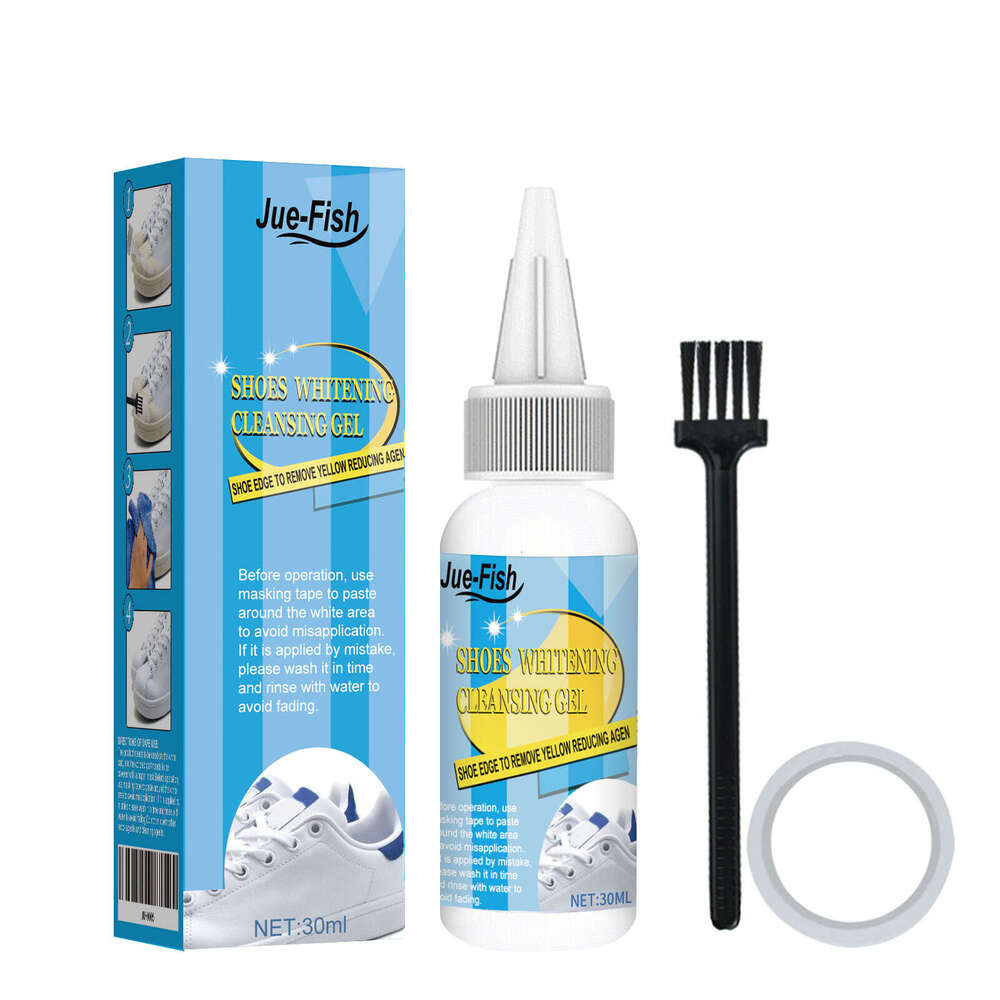Jue-Fish Shoe Powerful Stain Remover for White Shoes Whitening and Yellowing Removal Cleaner S260130