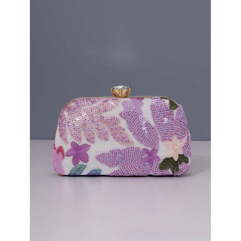 Hot Selling Embroidered Handmade Embroidery Chinese Style Sequin Niche Clutch Evening Bag handbag