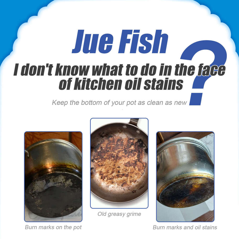 Jue-Fish Kitchen Foam Range Hood Stove Exhaust Pipe Wall Kitchenware Grease Cleaner S260130
