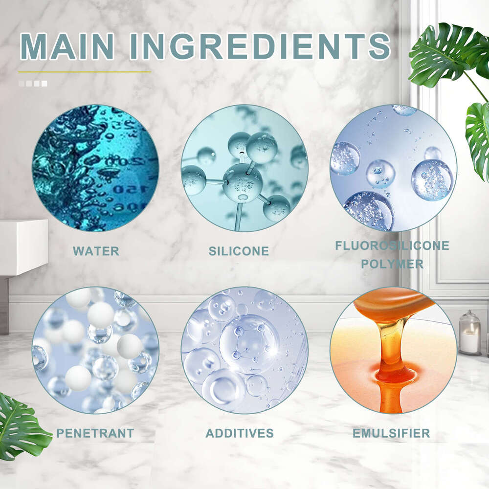 Jakehoe Crystal Bathroom Floor Tile Cleaning Renewal Stone Polish Stain Removal Cleaner S260130