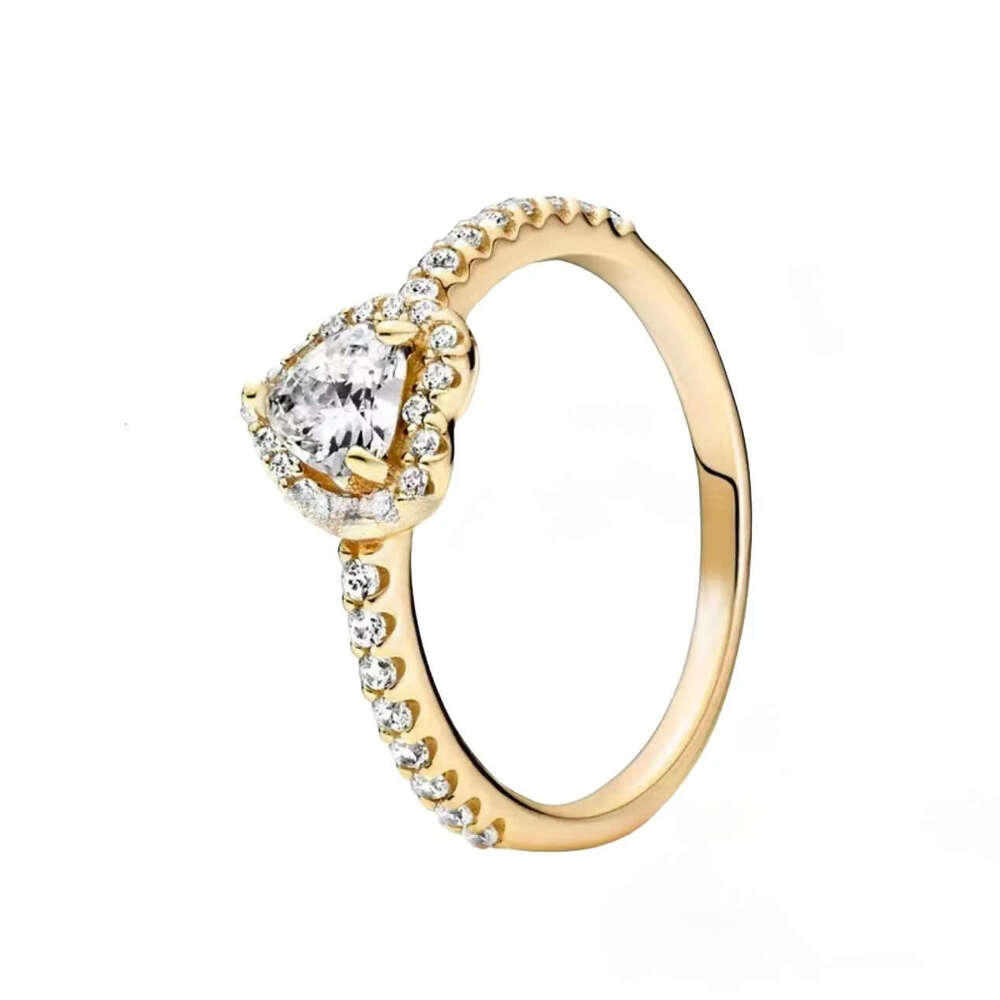 Rings Designer For Women Heart Ring Gold Bow Ring Silver Full Diamond Ring Rose Gold Square Diamond Ring Suitable For Daily Wear Valentine's Day 