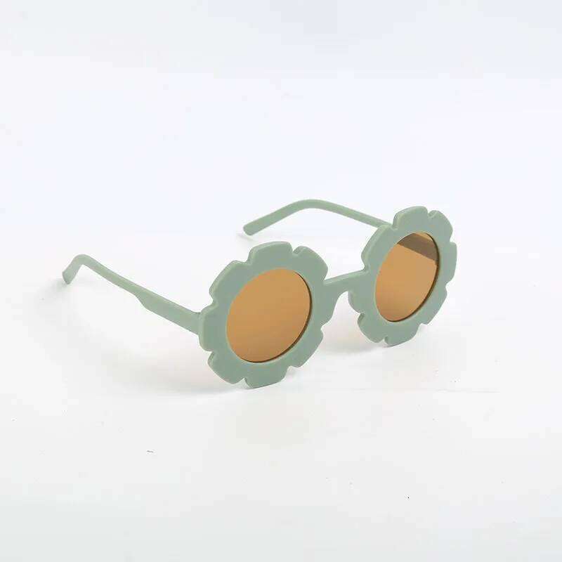 New Cute Multi Color Sunflower Sunglasses For Boys And Girls, UV Resistant Outdoor Style Sunglasses, Children's Glasses H260130